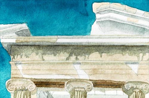 Détail du temple Nike