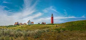 Leuchtturm Eierland Texel bei Tag 