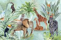 Jungle tropische dieren van Geertje Burgers thumbnail