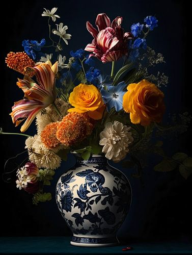 Délice Floral Éternel | Bouquet Coloré sur Flora Exlusive