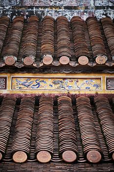 Vietnamesische Dachdekoration