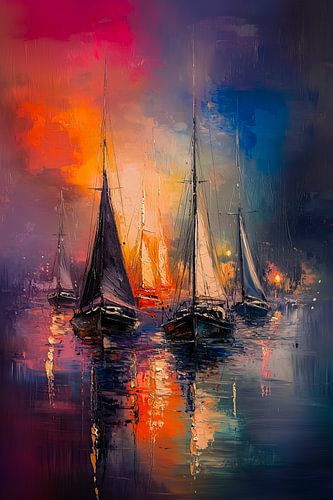 Des voiliers hauts en couleur