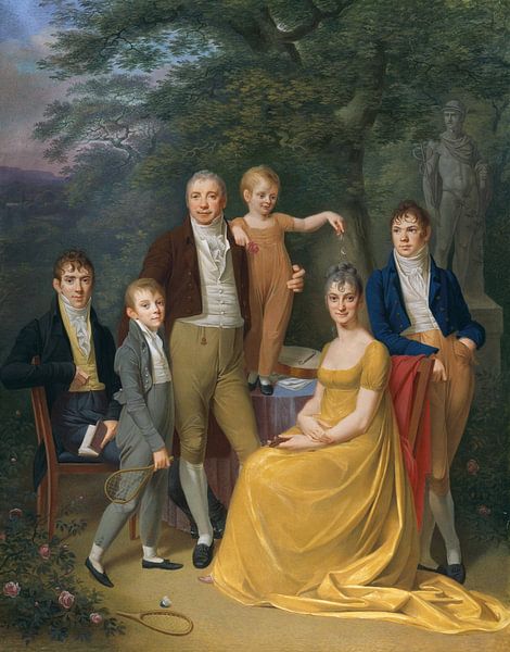 Family Portrait, Caspar David Friedrich by Masterful Masters