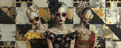 Enigmatic Elegance Unveiled by Abstract Painting