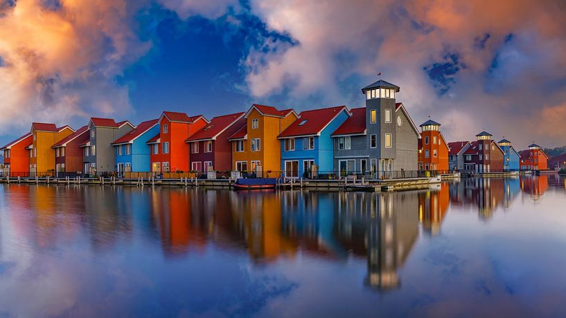Reitdiep haven Groningen van Marcel Kieffer