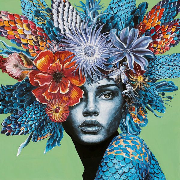 Nature - Beauté - Portrait - Vert 01 par Samuel Richter