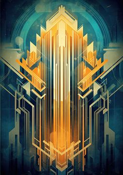 Art Deco Print Poster Wall Art Art Print by Niklas Maximilian