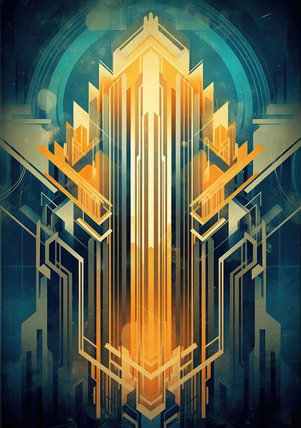 Art Deco Print Poster Wall Art Kunstdruck von Niklas Maximilian