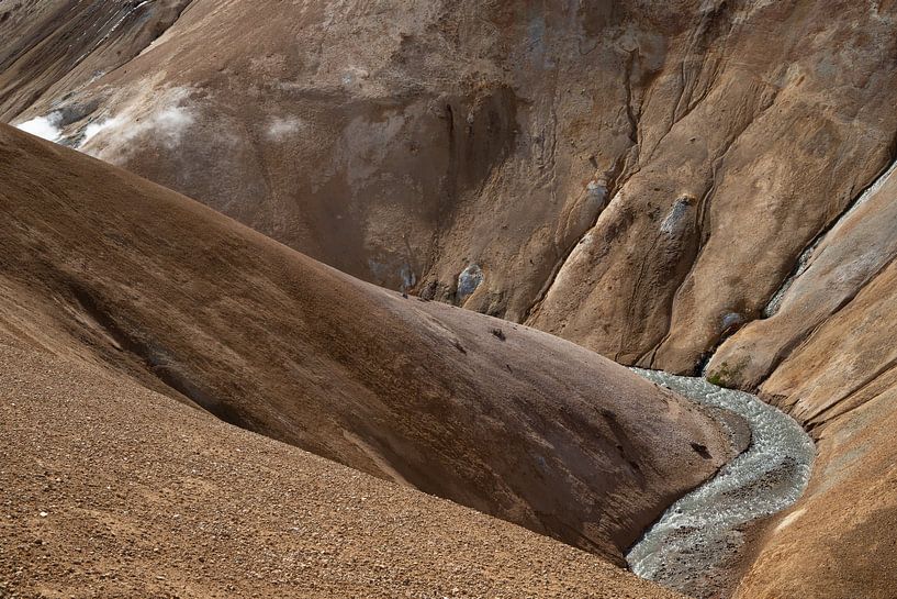 Prachtig landschap Kerlingarfjöll in IJsland van Michèle Huge