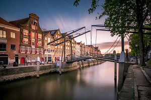 Un pont de fer dans la ville de Dordrecht sur Danny den Breejen