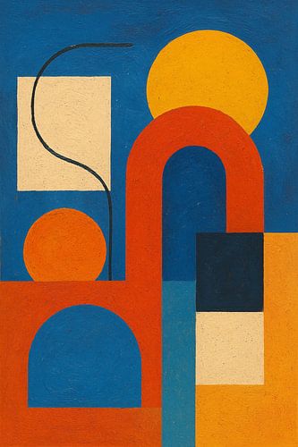 Abstract schilderij.