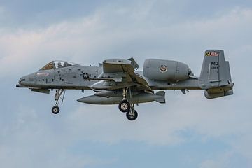 Landende Fairchild Republic A-10 Thunderbolt II.