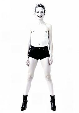 Attitude II van Hugo Nereaux - Sqircle Art