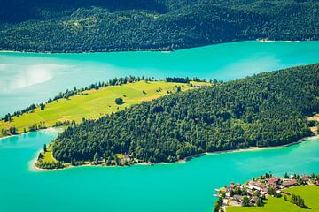 Walchensee in de zomer