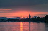 Zonsondergang boven Radolfzell van Markus Keller thumbnail