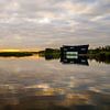 Sunrise at Oostvaardersplassen Nature Centre Almere by Arjan Schalken