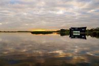 Zonsopkomst bij Natuurcentrum Oostvaardersplassen Almere van Arjan Schalken thumbnail