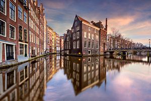 Zonsondergang boven Amsterdam