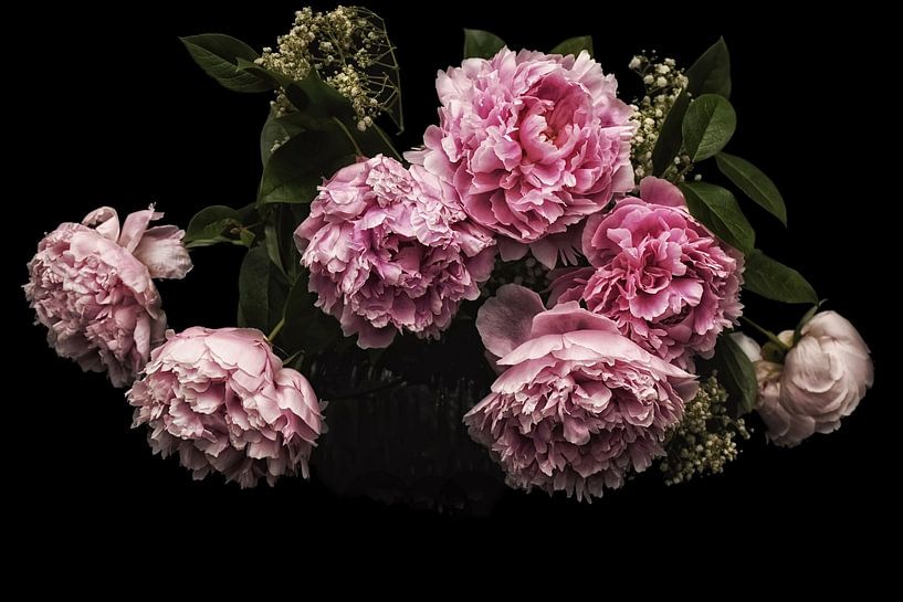 Prachtig vervagende bloemen - Zachte Vintage van marlika art