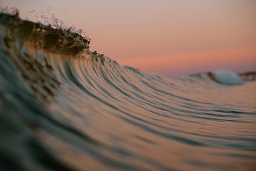 Waves Domburg Sonnenuntergang von Andy Troy