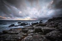 Elgol Beach bei Sonnenuntergang auf der Insel Skye in Schottland