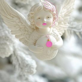 Ange rose clair sur Bianca ter Riet