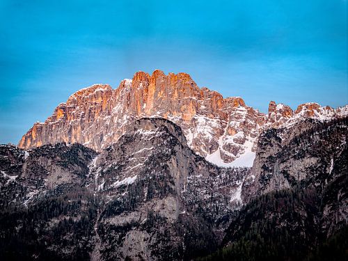 Der Berg Civetta bei Sonnenuntergang, Dolomiten!