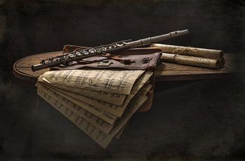 Fotokunst mit Querflöte