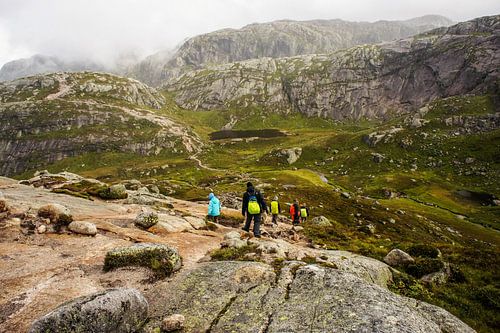 Kjeragbolten in Noorwegen