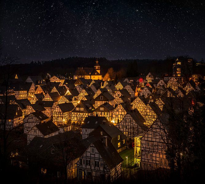 Weihnachtsdorf  Freudenberg, Deutschland von Dennis Donders