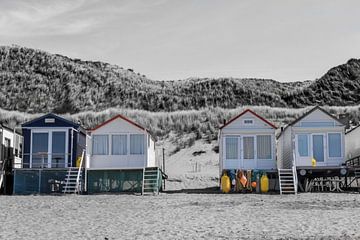 Beach houses in Vlissingen von Kim de Been