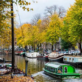 Herfst in Amsterdam van Piet van der Meer