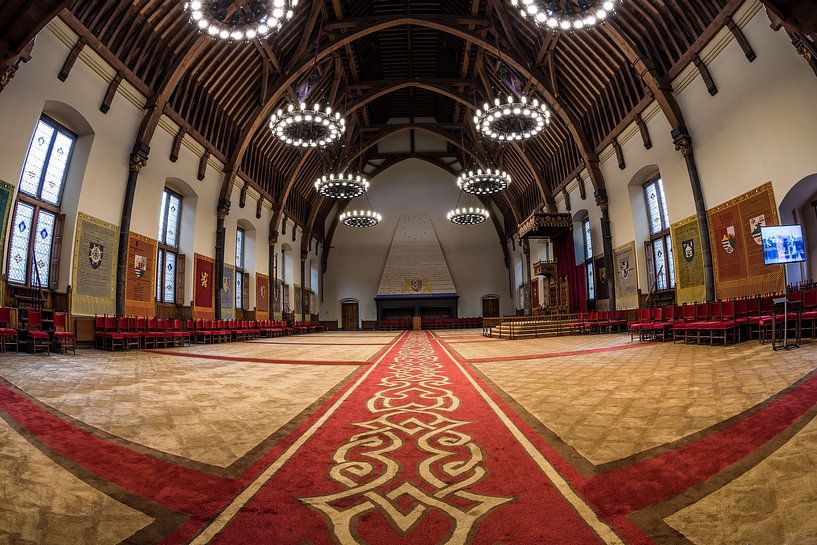 In de Ridderzaal waar jaarlijks de troonrede plaats vind van Jolanda Aalbers