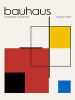 Bauhaus, modern Mondrian