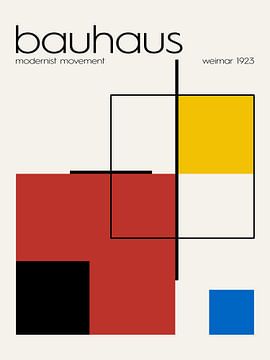 Bauhaus, modern Mondriaan van Hilde Remerie Photography and digital art