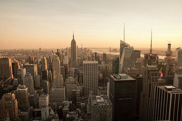 Panorama von New York von Mascha Boot