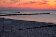 Sonnenuntergang an der Ostsee von Andreas Müller Miniaturansicht