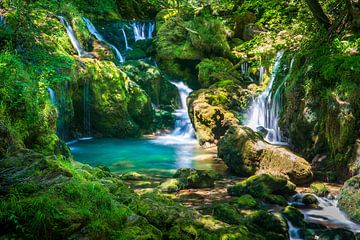 Weißer Drin Wasserfall