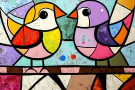 Merry Birds by ARTEO Paintings