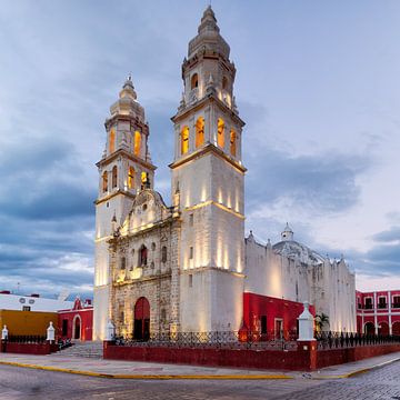 Kathedraal van Campeche, Mexico van x imageditor