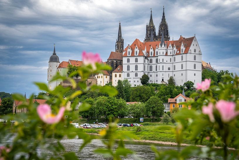 Romantic view of the Albrechtsburg castle in Meissen by Holger W. Spieker