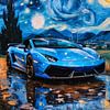 Die Sternennacht Lamborghini Gallardo Blau von MIROKKU