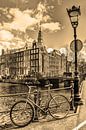 Zuiderkerk Amsterdam Nederland Sepia van Hendrik-Jan Kornelis thumbnail