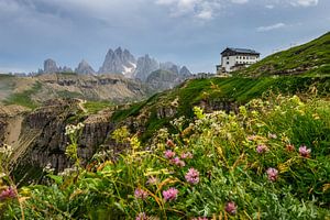 Berghütte in den italienischen Dolomiten