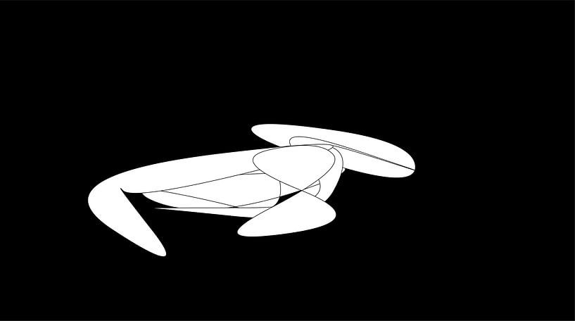 Ätherische Essenz: Die ungreifbare Schönheit der Schwarz-Weiß-Abstraktion einfangen von Hendi Kusuma