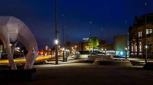 Paard van ome Loeks station Groningen