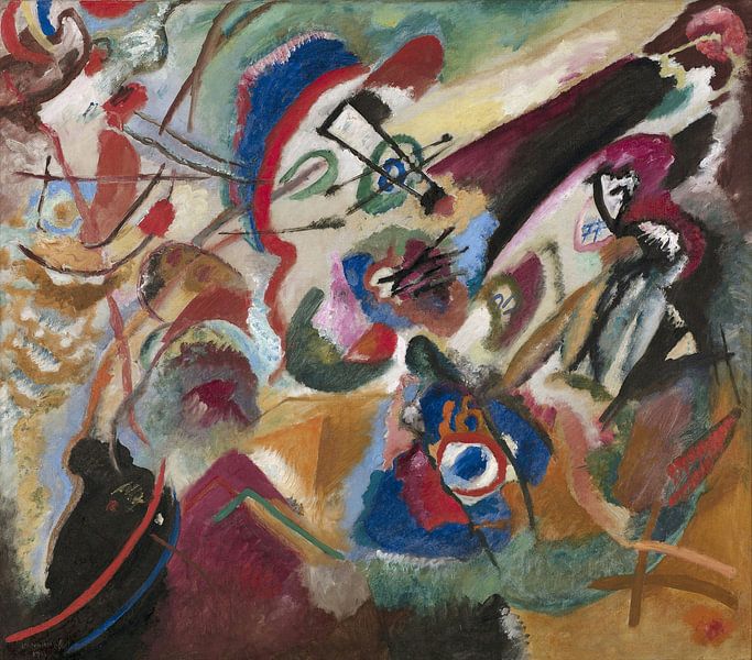 Fragment 2 for Composition VII, Vassily Kandinsky by Masterful Masters