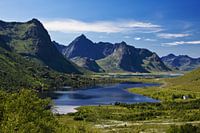 Fjord op de Lofoten