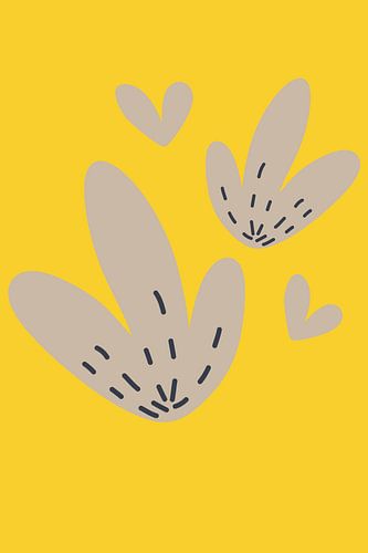 Mustard Cactus Illustration