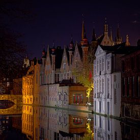 Brugge bij nacht van Frank Amez (Alstamarisphotography)